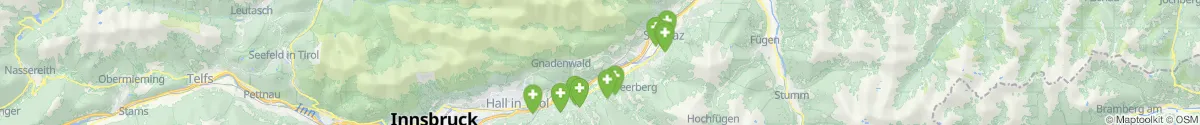 Kartenansicht für Apotheken-Notdienste in der Nähe von Weerberg (Schwaz, Tirol)